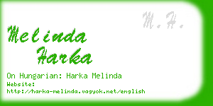 melinda harka business card